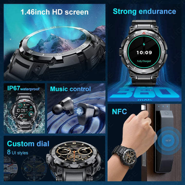 2-in-1 Smartwatch with Earbuds