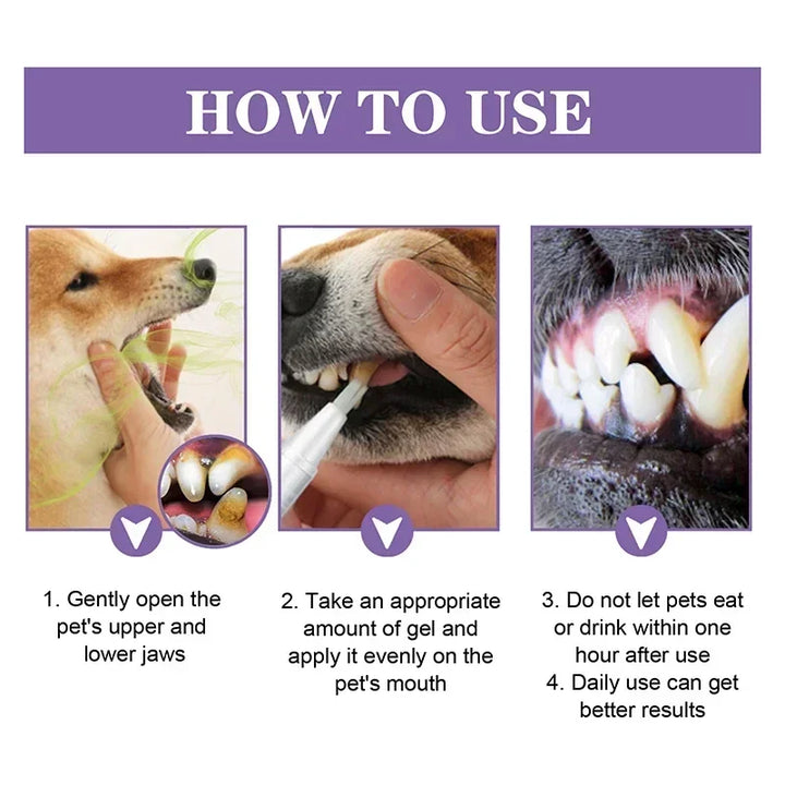 Pet oral repair gel