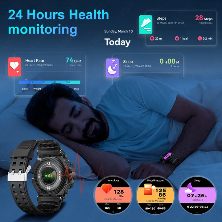 2-in-1 Smartwatch with Earbuds