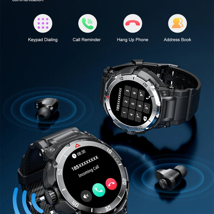 2-in-1 Smartwatch with Earbuds