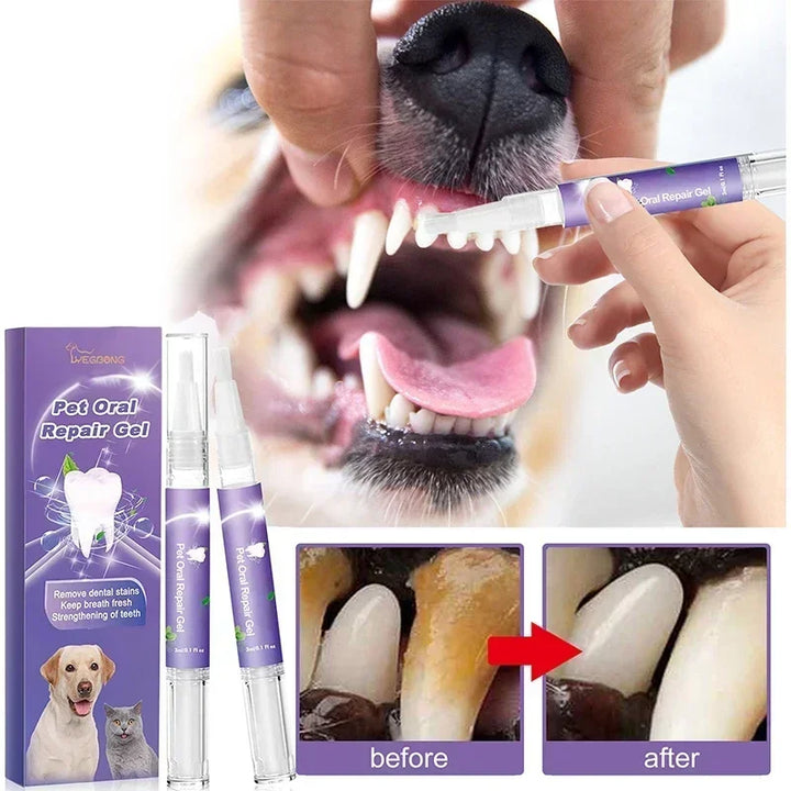 Pet oral repair gel