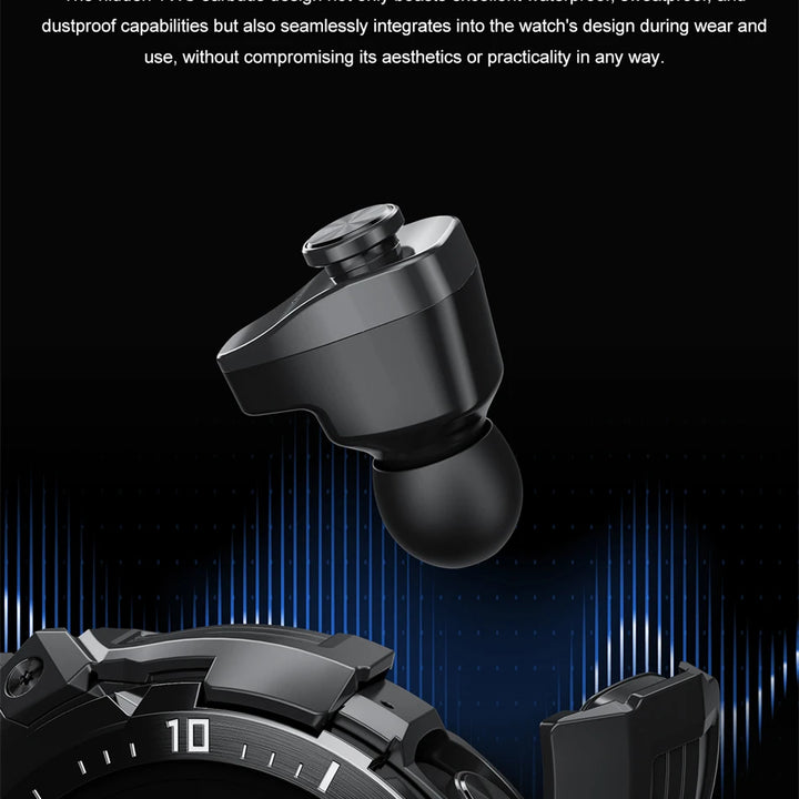 2-in-1 Smartwatch with Earbuds